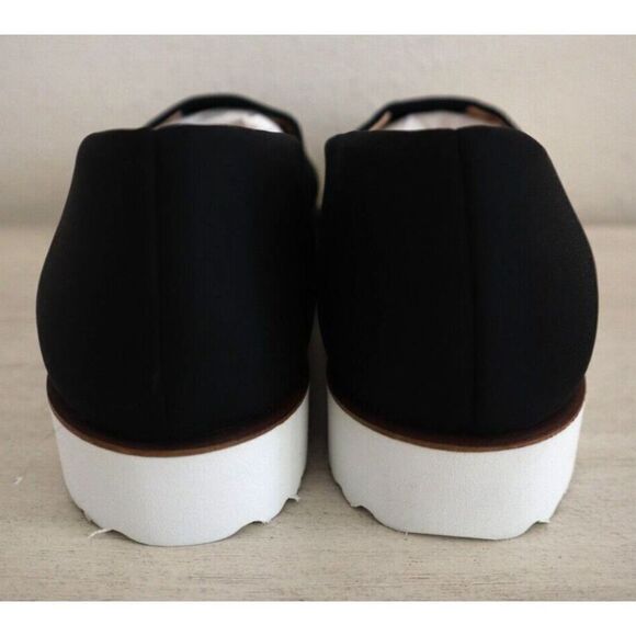 FS/NY French Sole 104296 Women's Sz 9M Black Elastic Joma Ballet Flats - Picture 3 of 9